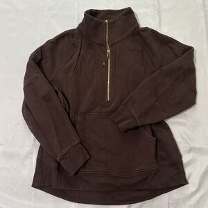NWOT LULULEMON GOLD ZIPPER SCUBA HOODIE